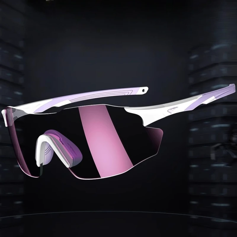 Running maratón de mujer gafas de sol profesionales que cambian de color para hombre al aire libre