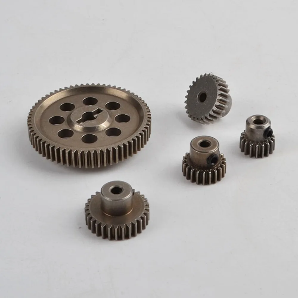 Metal Spur Diff Gear 17T 21T 26T 29T 64T Motor Pinion Suitable for HSP 94123 94111 94107 REDCAT LIGHTIING 1/10 RC Car