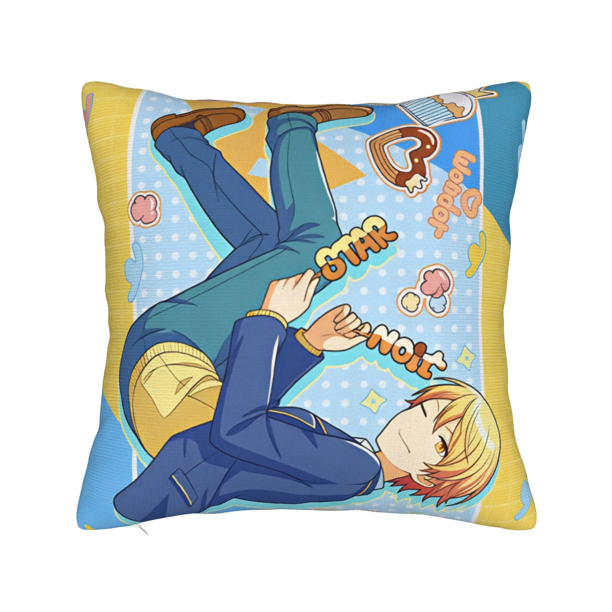 Pillow Case Project Sekai Rui Kamishiro Anime Game Soft  Pillow Cover For Living Room Chair Novelty Pillowcases