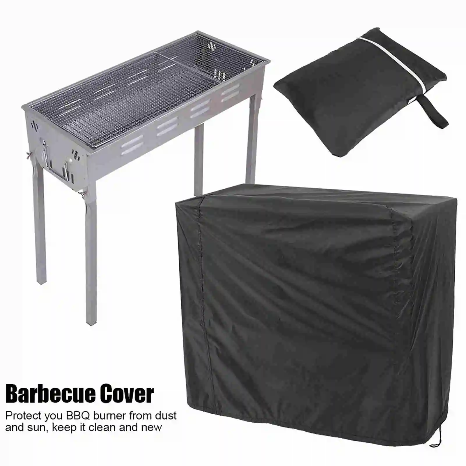 

E2 BBQ Cover Grill Outdoor Waterproof Barbecue Covers Garden Patio Grill Protector 80 x 66 x 100cm Home Barbecue Accessories