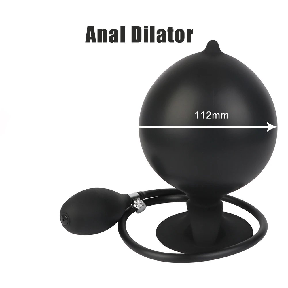 Anal Plug Wearable Adult Products Erotic Inflatable Prostate Massager Butt Dilator Sex Toys for Women Men Strong Suction