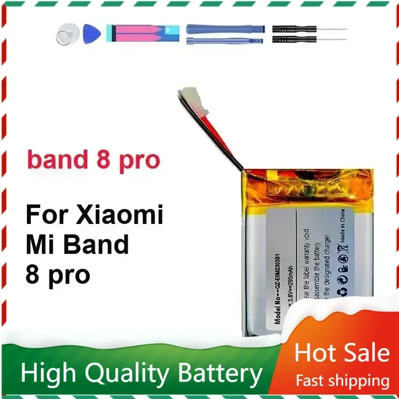 

295mah Replacement Battery for Xiaomi Mi Band 8 Pro Band8 Pro Portable Batteries Warranty + Track Code