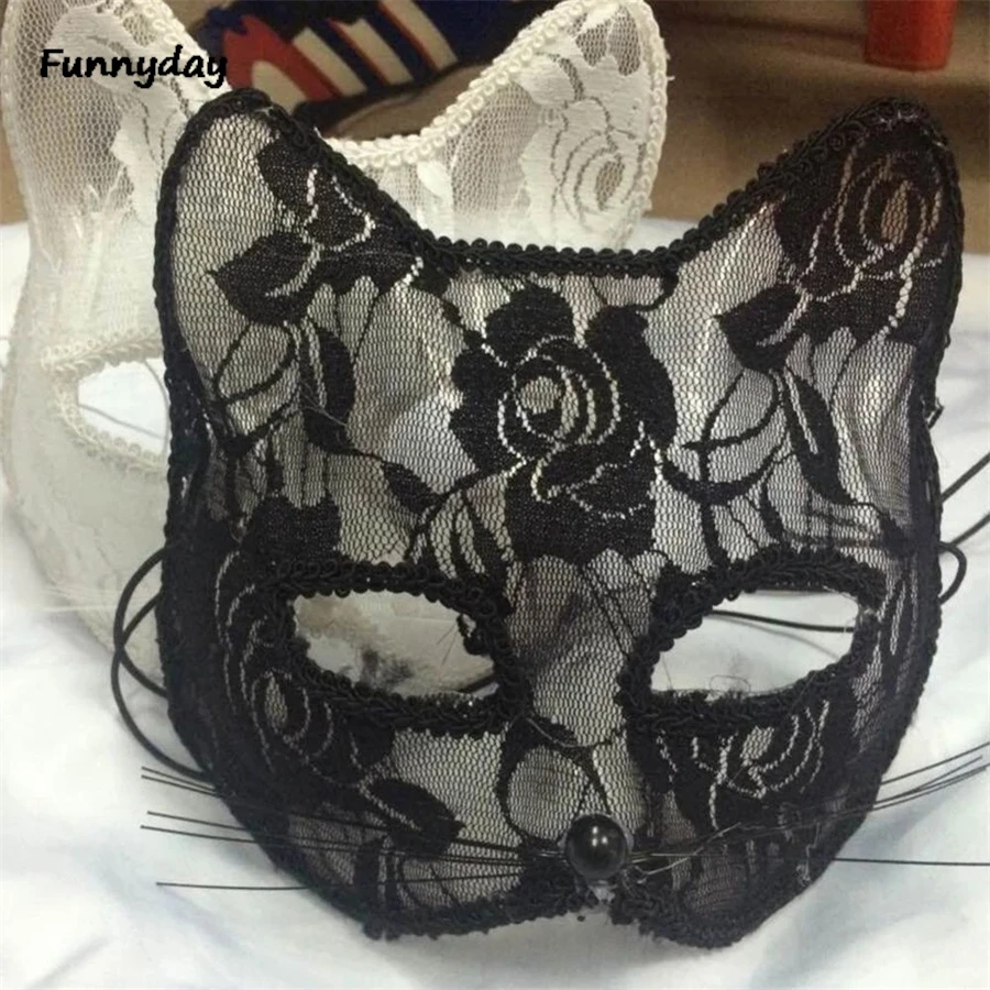 المثيرة الدانتيل القط قناع هالوين تأثيري مثير قناع عين ل حفلة تنكرية يمزح أدوات الجنس لعب للنساء الأزواج لعبة الكبار #4