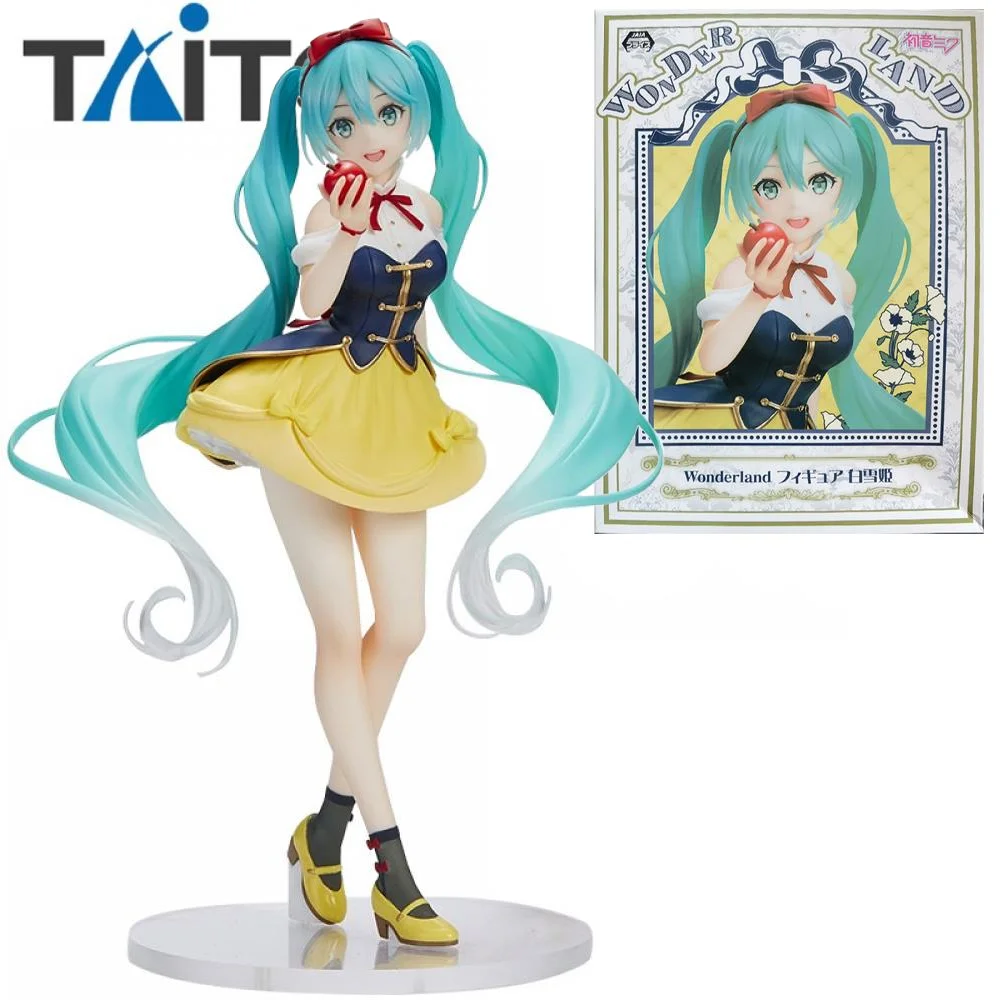 TAITO Original Wonderland Snow White Hatsune Miku Anime Action Figure Toys For Boys Girls Kids Children Birthday Gifts Ornaments