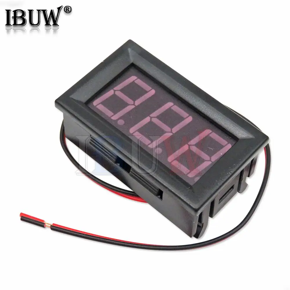 Digital Voltmeter DC 4.5V to 30V Digital Voltmeter Voltage Panel Meter For 6V 12V 24V Electromobile Motorcycle Car