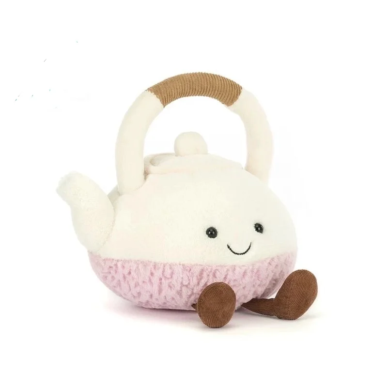 

Плюшевая игрушка Jellycat Shanghai Limited Edition Fun Tiddly Teapot, подарок на Новый год и день рождения