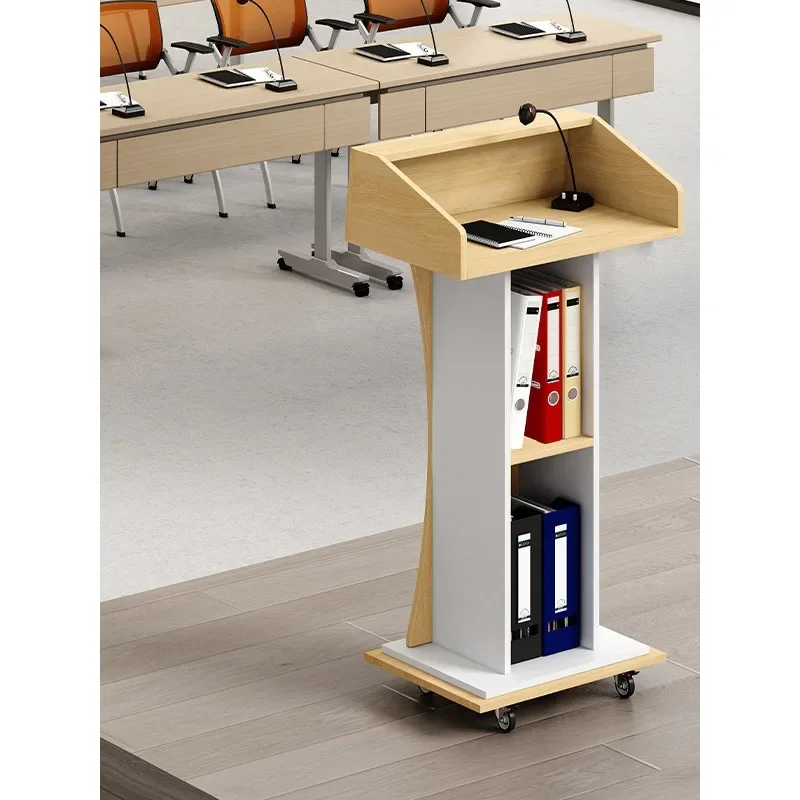 Lecture desk, speaker desk Conference chair Hotel welcome Reception desk