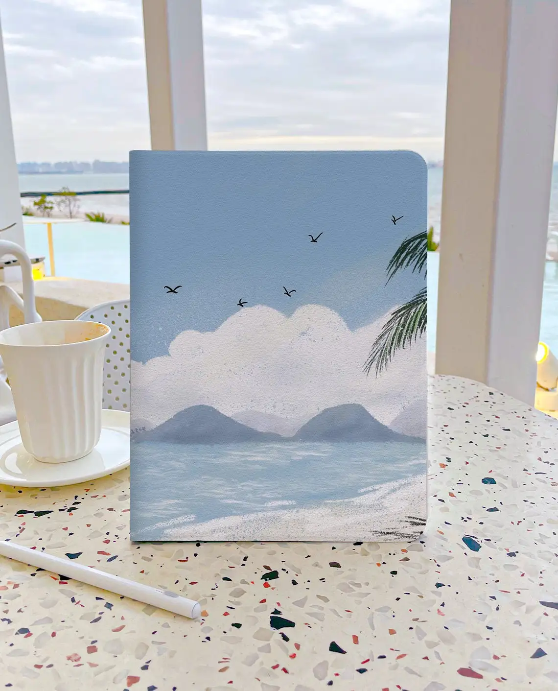 

Чехол для iPad Beach Blue Sky Coconut Tree для Apple Air 10,9, iPad Pro 2020, чехол для iPad 10,2, 11 12,9 дюйма, 2021 Mini 5 6