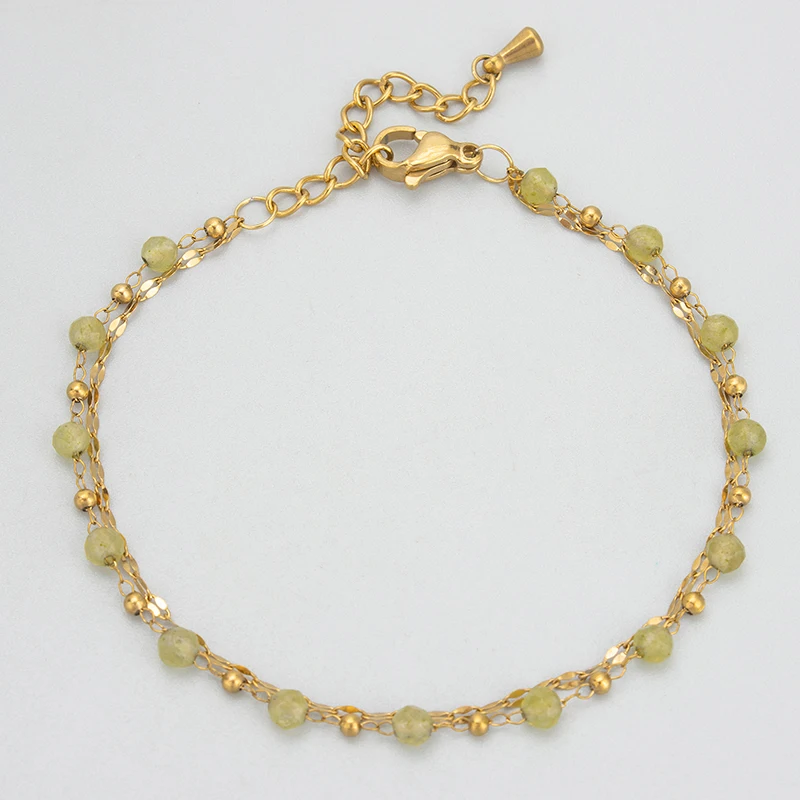 assoonas, 1 Stück/Lot, MH53, Armbänder für Frauen, 18k vergoldet, Edelstahl, Naturstein, handgefertigt, Anhänger, Modeschmuck – Detail 6