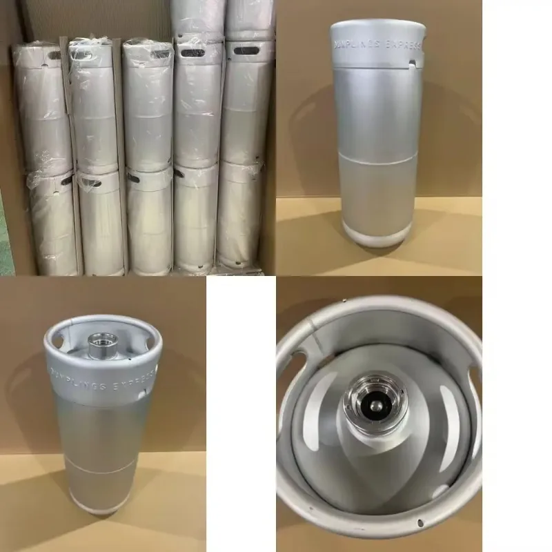Beer Keg Stackable SUS Kegs Customized Logo Printed US EURO Standard Different Types of Spear Valves