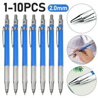 Mechanical Pencil Set 2.0mm Full Metal Art Drawing Painting Automatic Pencil with Leads Office School Supply Writing Art Supplie