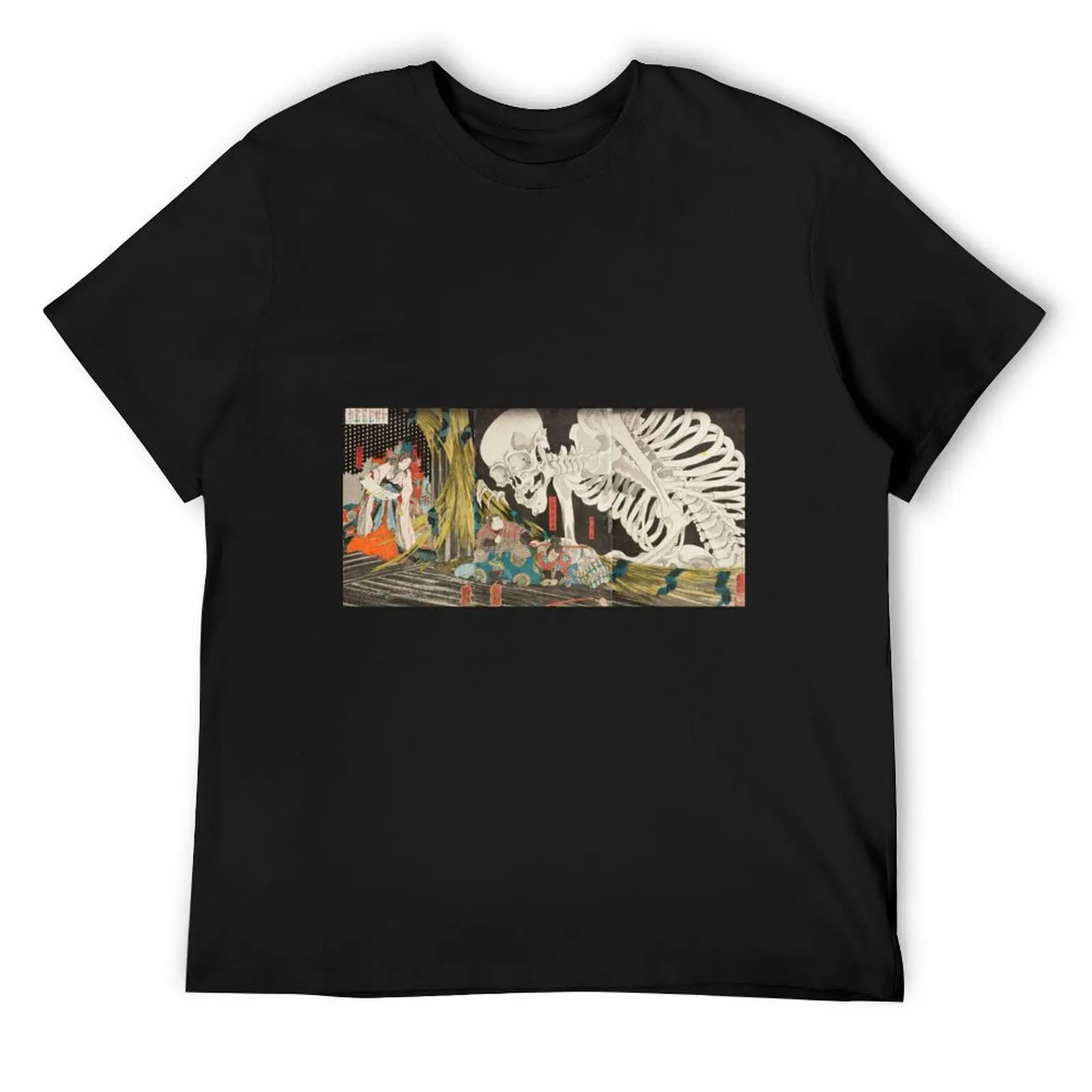 Takiyasha the Witch and the Skeleton Spectre, Utagawa Kuniyoshi, 1844 T-Shirt anime t shirts rapper graphic tees t shirt for men