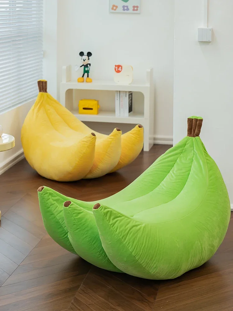 

Creative Fruit Lazy Sofa Home Bedroom Tatami Recliner Chair Banana Single Chairs Furniture