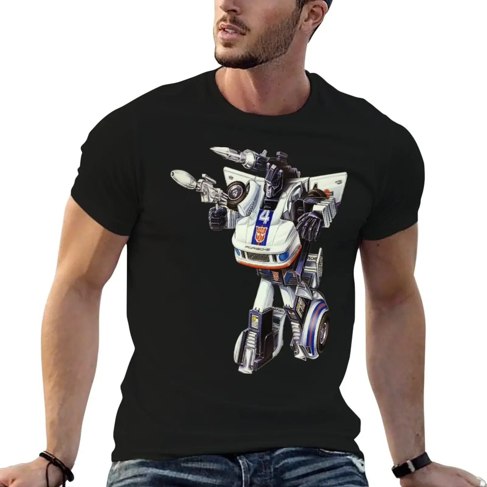 Jazz - Transformer 1984 T-Shirt graphic shirts korean fashion anime stuff mens workout shirts