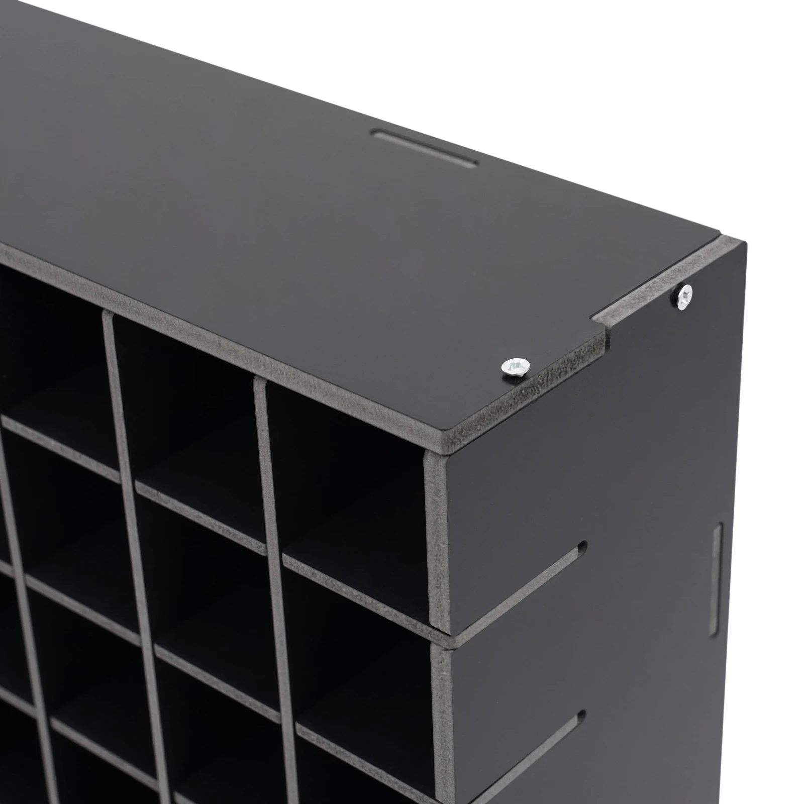 64 Grid Paint Organizer Storage Rack 2 Pack Wall-mounted Paint Bottle Holder 33LBS Load for Spray Cans/Markers/Art Tools