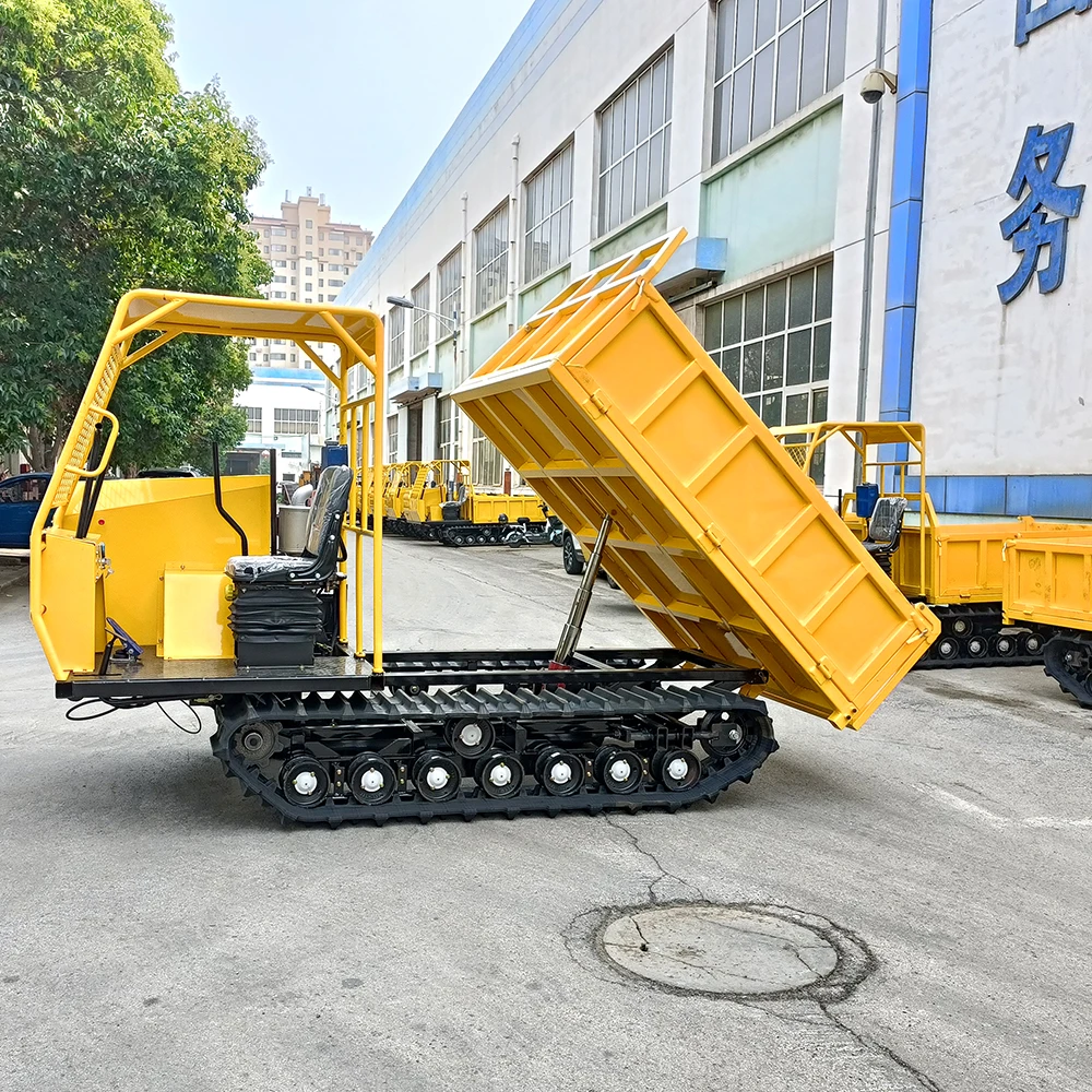 Chinesische Marke Raupenträger Rotary Tipping Mini Track Loader Crawler Dump Mini Dumper