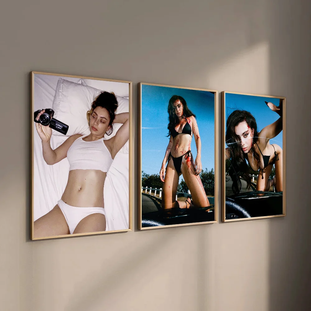 ملصق Charli Xcx Singer Speed Drive ملصق فني ذاتي اللصق مقاوم للماء ملصق جداري لغرفة المقهى والبار #3