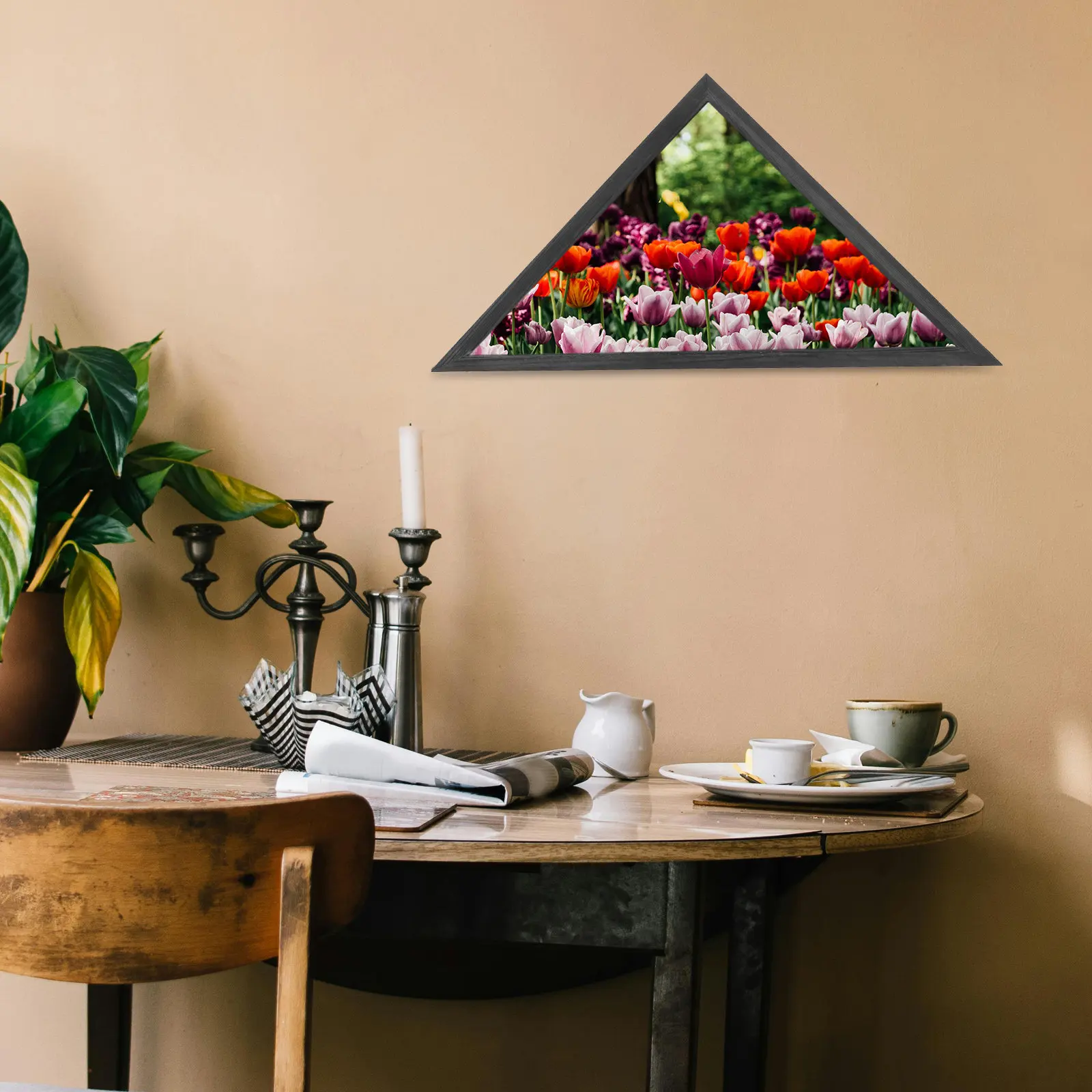 

Стильный садовый треугольный защитный чехол-контейнер для хранения флагов в деревенском стиле