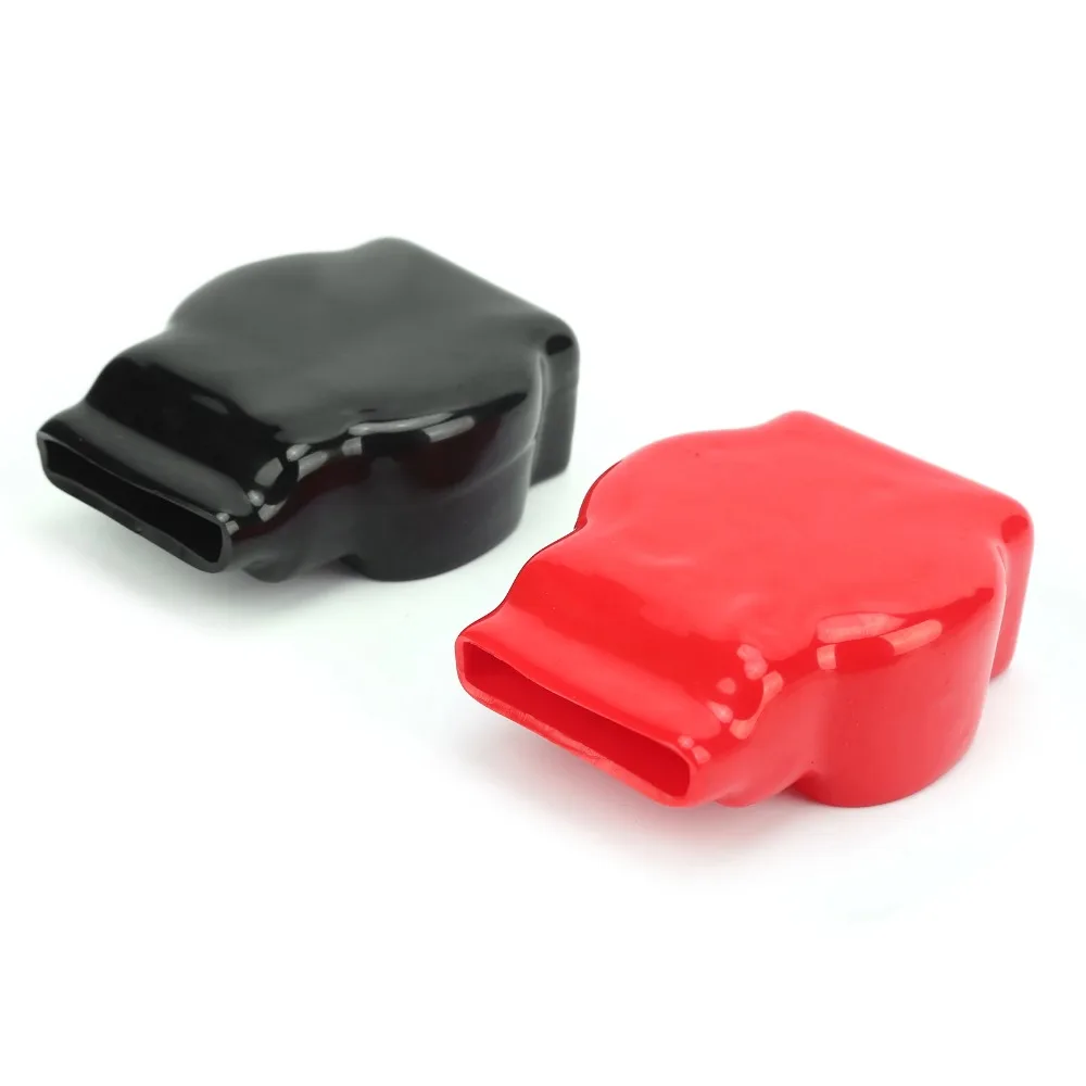 

Universal Battery Terminal Cover, Positive Negative Top Post Cap Protection, Battery Connector Shell for Car Motorcycle Truck