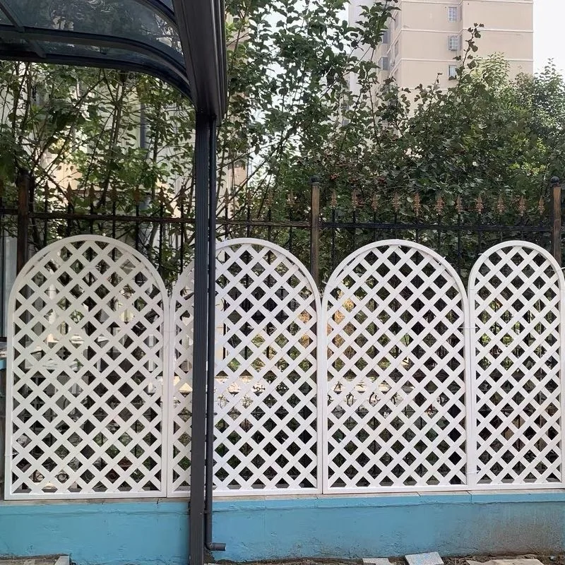 Preservative wood garden fence partition outdoor
