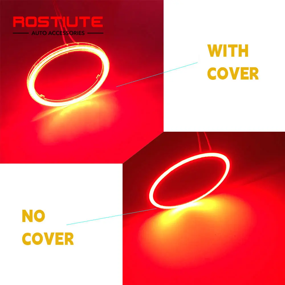 2PC Car Led Halo Ring Angel Eyes for Automotive Motorcycle Circular Led Light Ring DRL Daytime Running Headlight 60mm 70mm 80mm