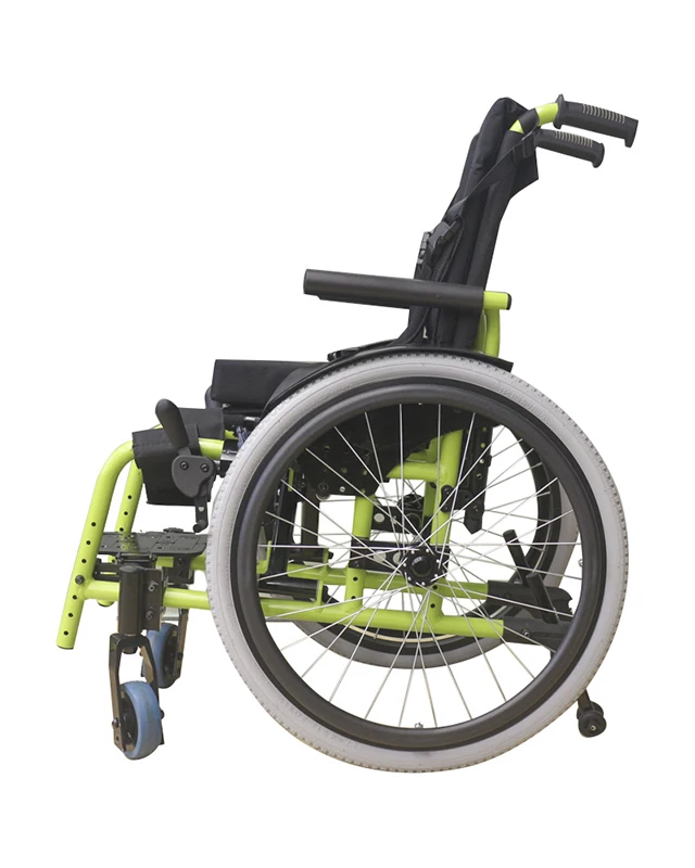 Pediatric Manual Wheelchair Factory China Wheelchair Supplier Aluminum Wheelchair for Child