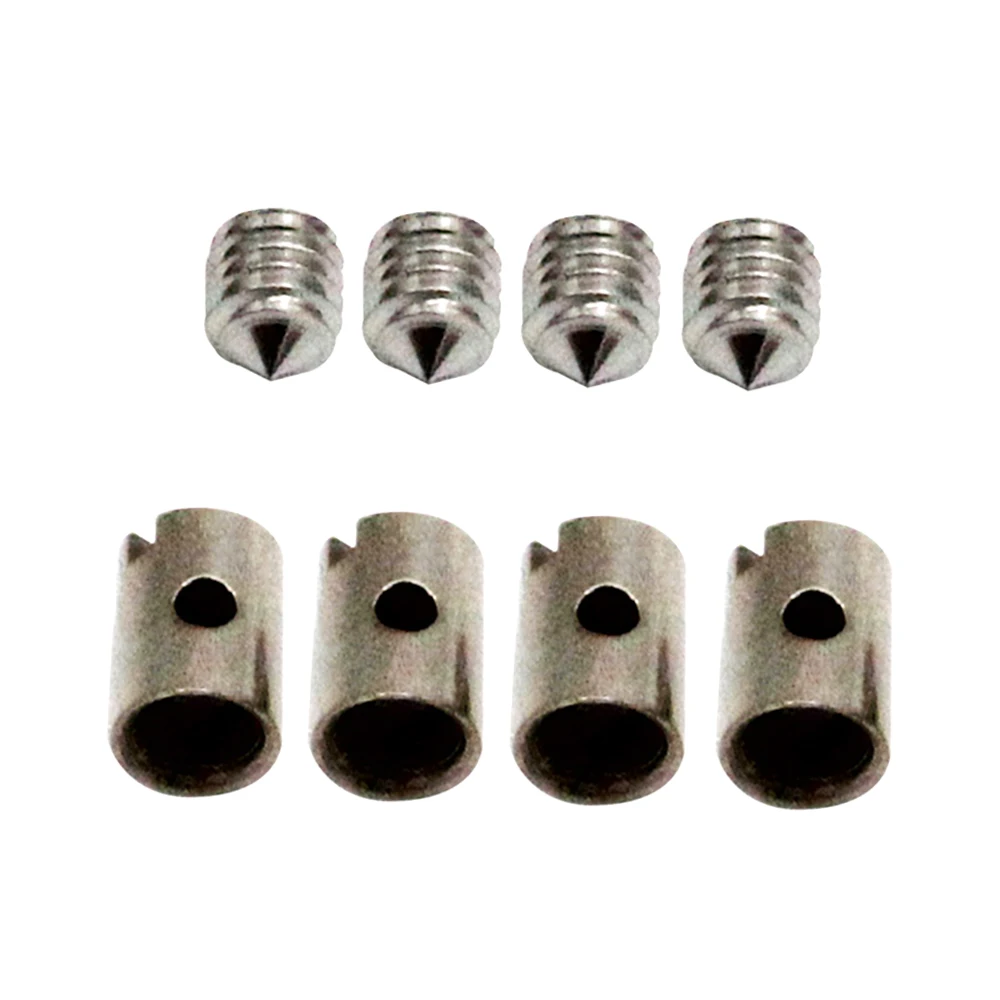 4 Sets Solderless Cable Nipples 5mm Throttle Choke for Motorcycle Scooter Quad Mower 5mm Throttle Choke Solderless Cable Nipples