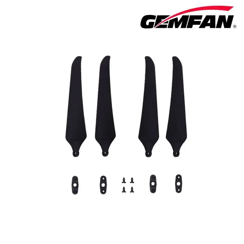 Gemfan 1051F-2 Hélice de 2 aspas F1051-3 Hélice plegable de 3 aspas de 10 pulgadas para drones de alta potencia 2 pares