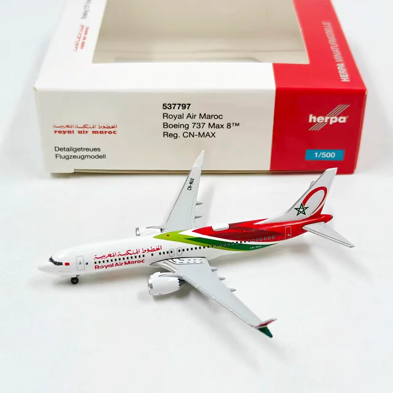 

Модель самолета Boeing 737 B-737 MAX 8 537797 из литого под давлением сплава, масштаб 1:500, для коллекций и демонстрации.