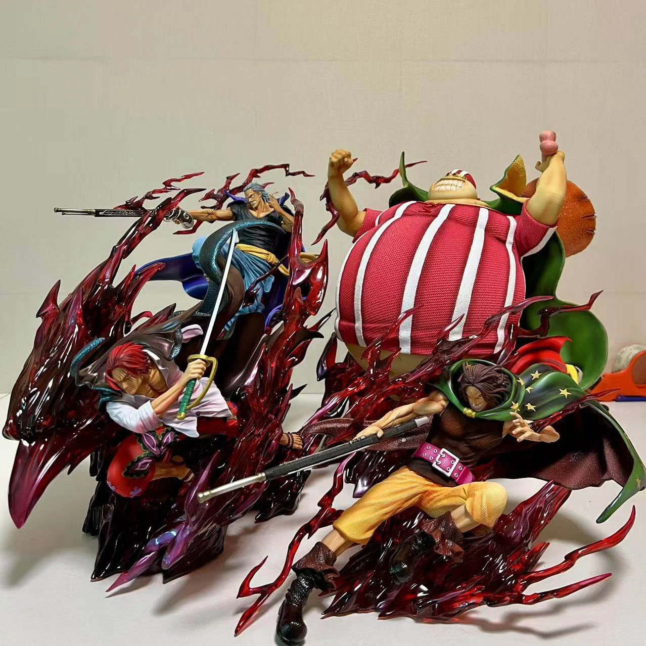 Original une pièce JacksDo Kamusar Anime périphérique résine Statue lutte état Collection ornements modèle cadeau jouets enfants