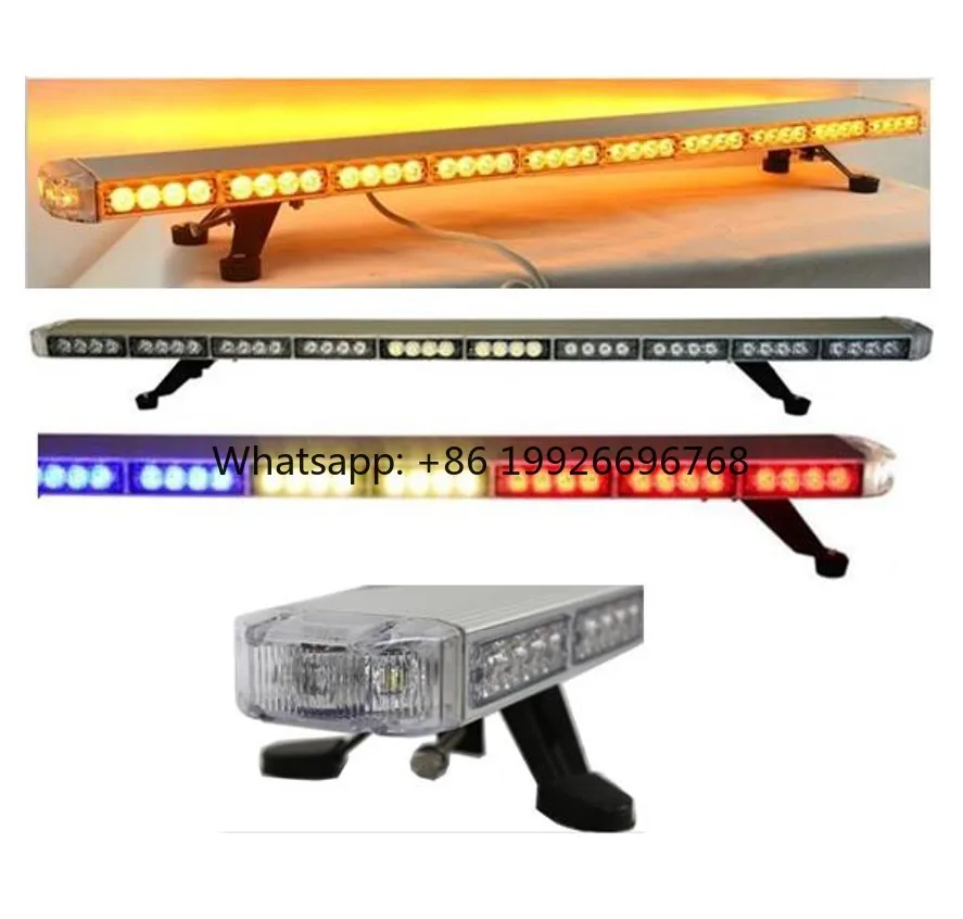 High Bright 3 Watt Led Slim Led Strobe bar Light Roof Top Truck Towing Recovery Truck Strobe Light bar Emergency Strobe bar