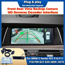 Reverse Camera For BMW 5 Series F07 F10 F11 F18 F90 G31 G30 OEM Screen Plug & Play Night Vision Front Rear View Parking Camera