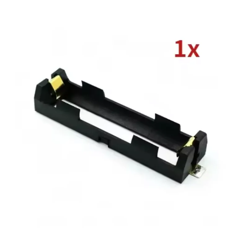 1 x 2 x 4 x 18650 SMT-Batteriehalter 18650 3,7 V Batteriebox Aufbewahrungsbox Container Power Bank mit Bronzestiften