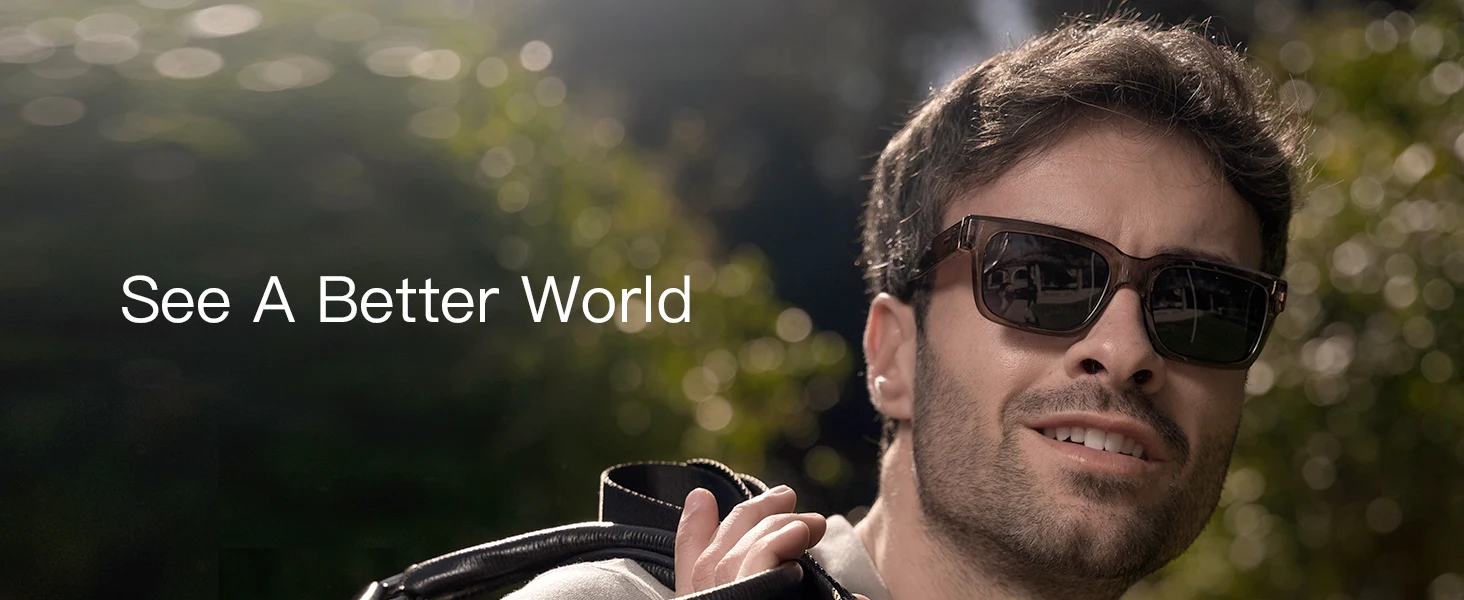 ZENOTTIC Modische Quadratische Polarisierte Sonnenbrille für Damen, UV400-Schutz, Übergroße Rechteckige Form, Große Sonnenbrille – Detail 1