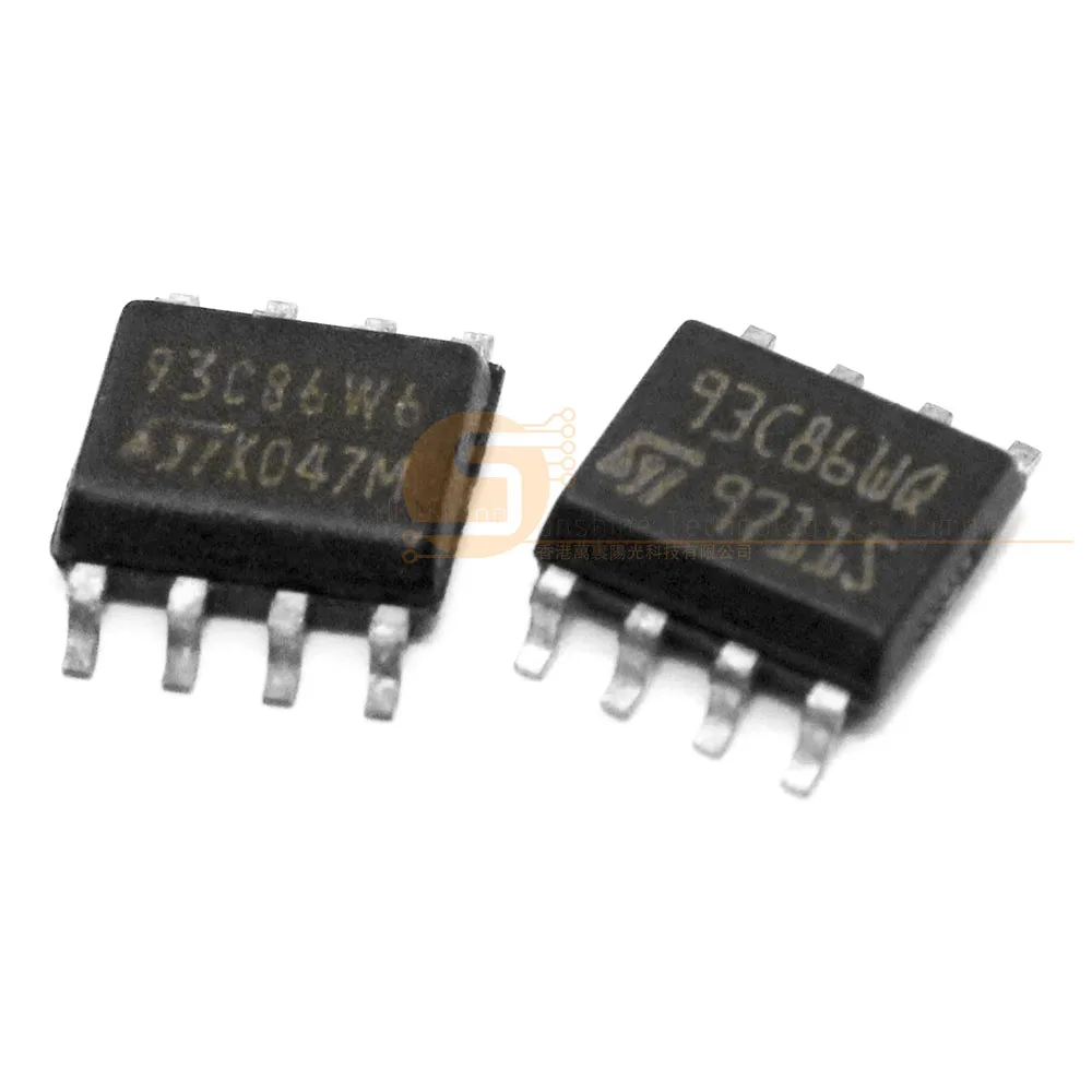 10pcs 93C46 93C56 93C66 93C76 93C86WP 93C86 SOP8 Car Instrument Storage Integrated Circuit