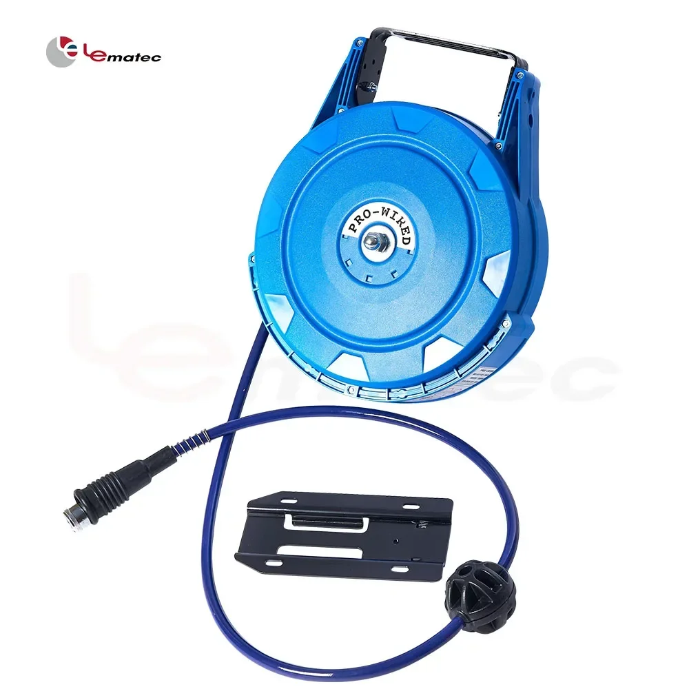 10M Air Hose Reel Pu Mesh Extension Retractable Spring Automatic Taiwan made