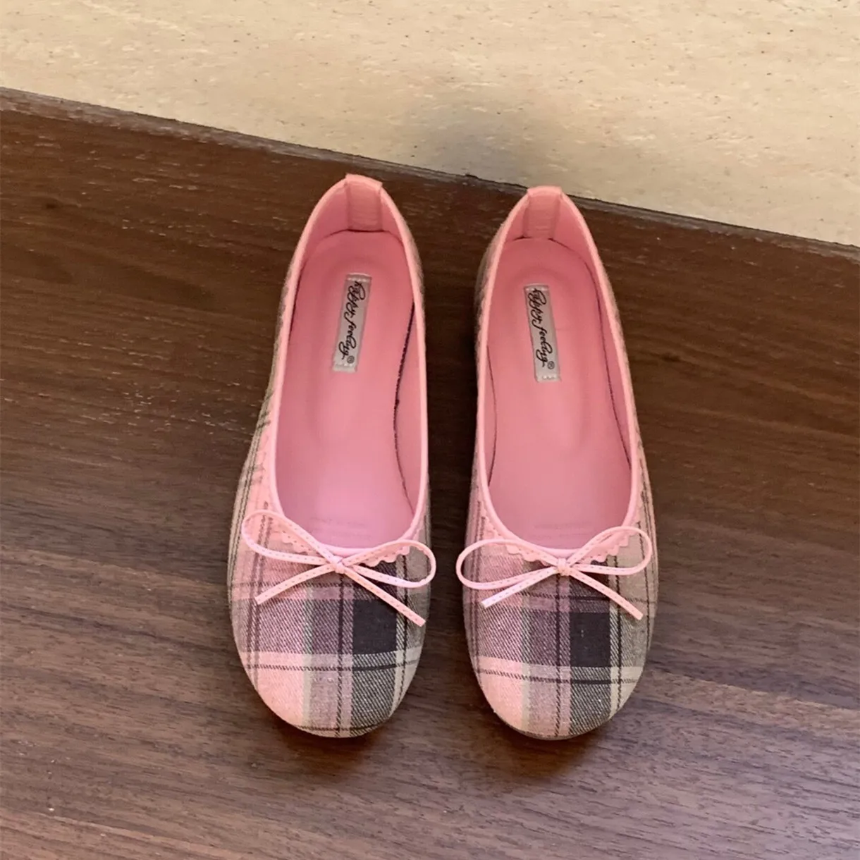 Bailamos Spring Women's Ballet Flats Round Toe Bow Shoes Foldable Flat Roll Slippers Classic Versatile Ladies Ballet Shoe image 6