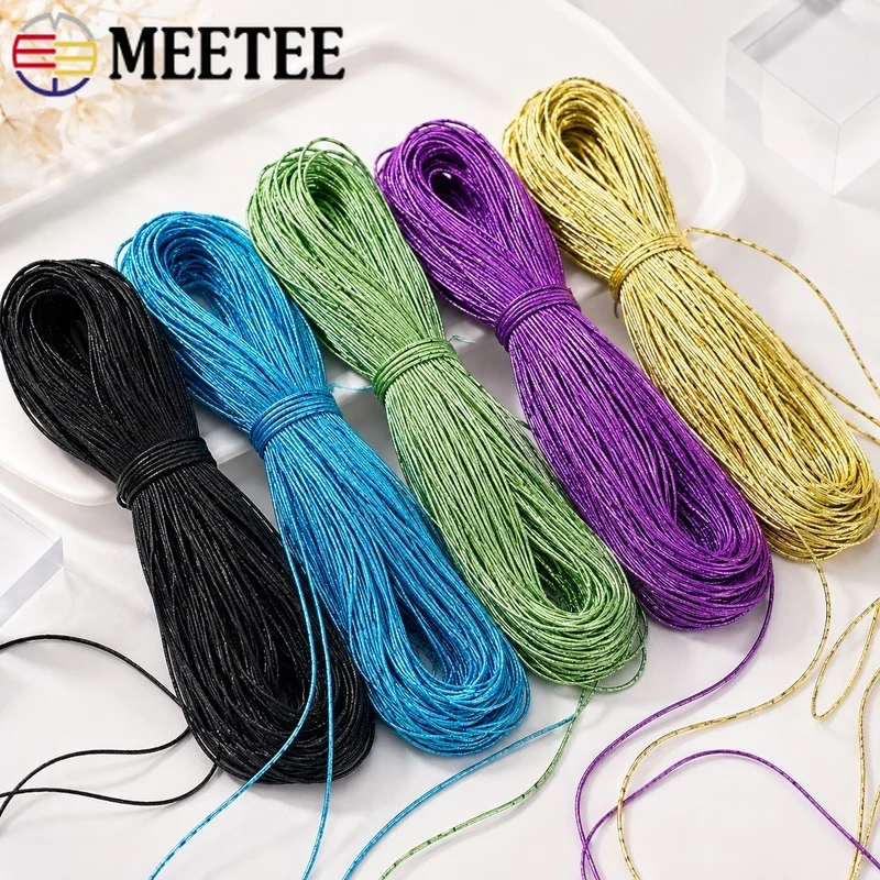 

20/30/40M 2mm Sewing Elastic Rope Nylon Stretch Cord for Hairband Jewelry Package Shoes Garment DIY Accessories String Trim Band