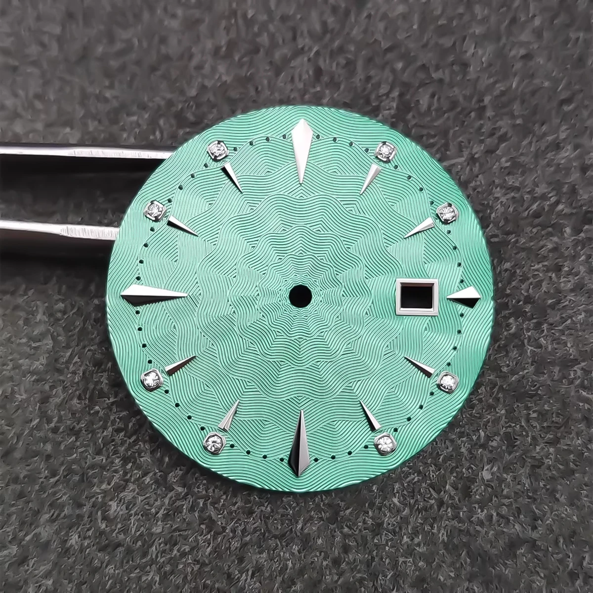 29mm NH35 NH36 Watch Dial Movement Radial Pattern Watch Faces With Diamond For NH35 NH36 Automatic Movements WatchMods