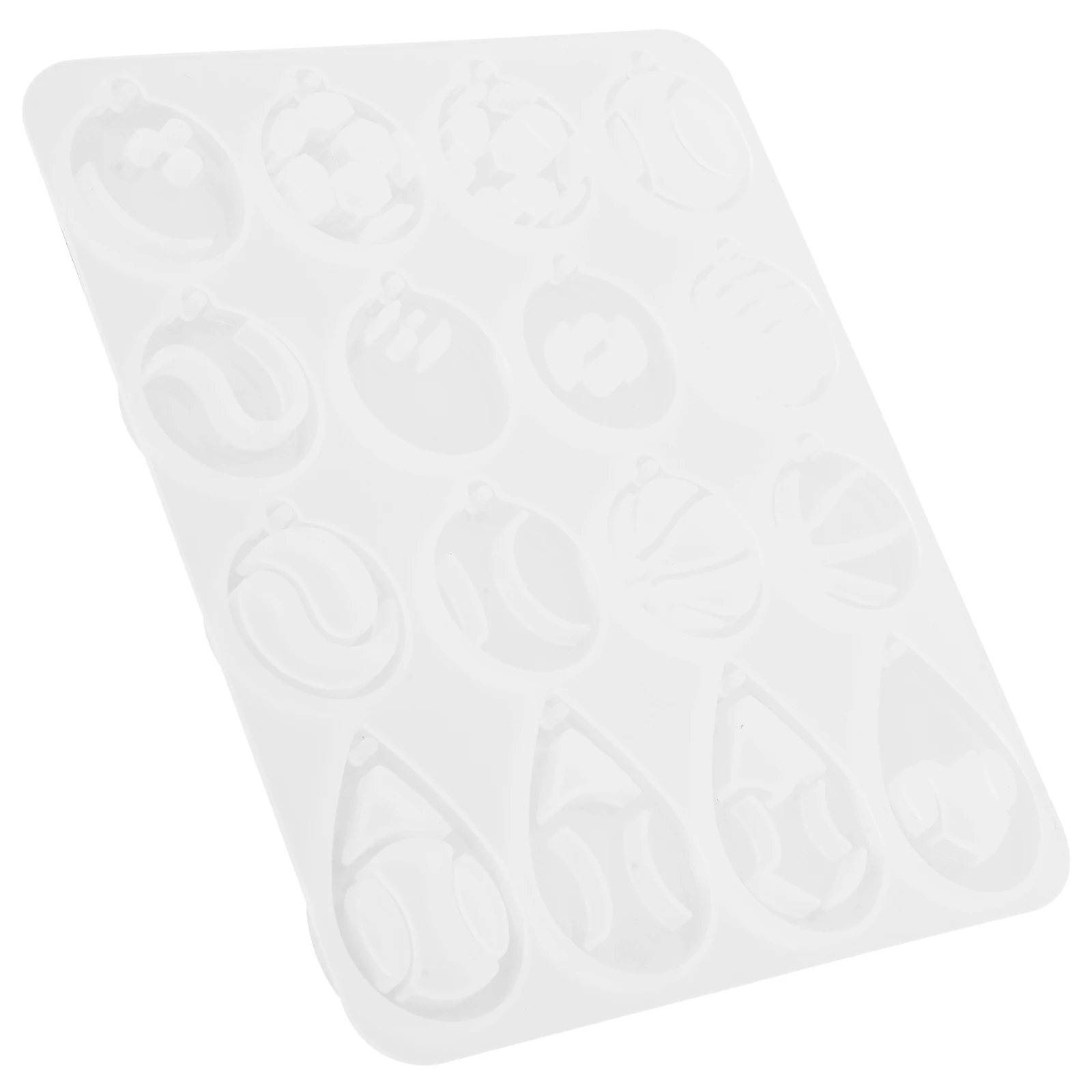 

Ball Earring Mold Earrings Silicone Mould Baseball Love Resin Silica Gel Flat Round