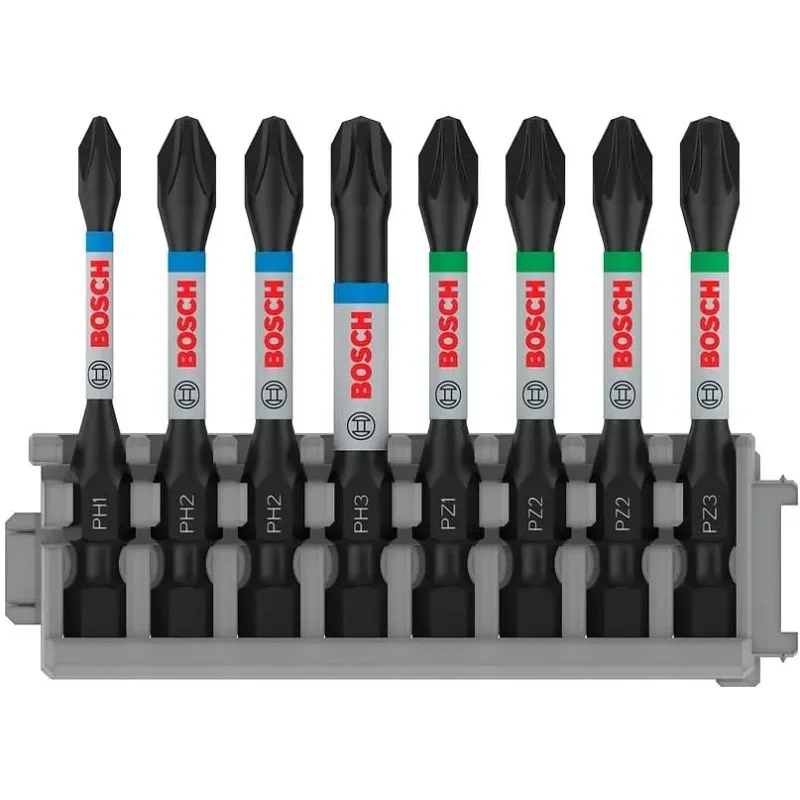 BOSCH 2608522328 Professional 8pcs Screwdriver Bit Set With Impact Control T/PZ/PH Bits Impact Drill Accessory Bosch Accessories