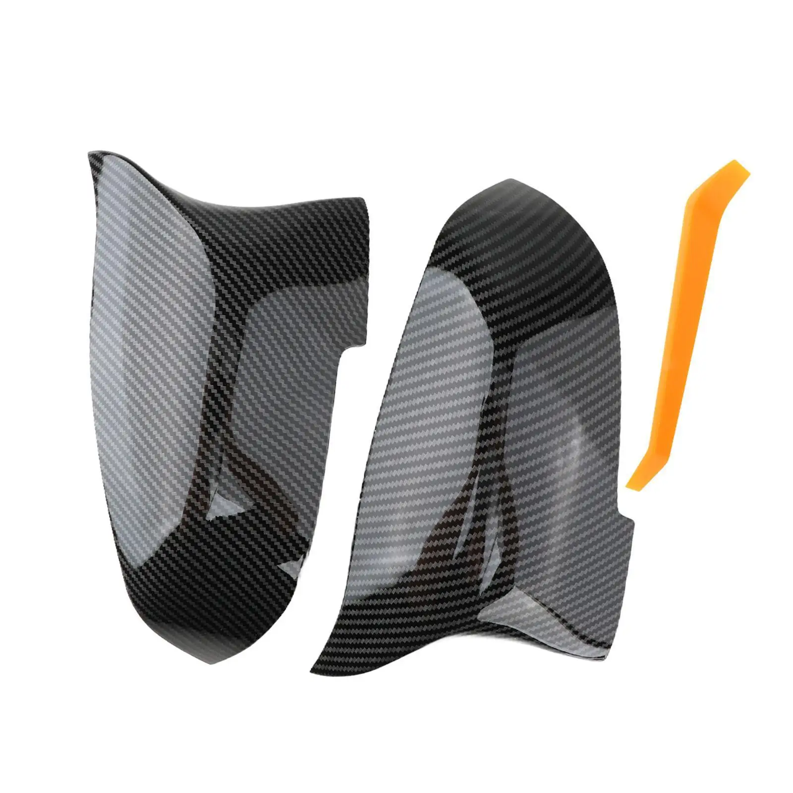 

2 шт. чехлы на зеркала заднего вида защитный колпачок для BMW 5 F10 F11 F18 14-16