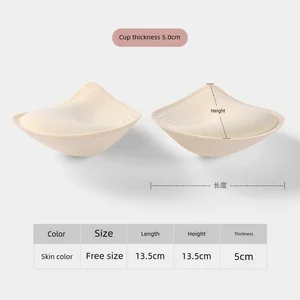 3/5/6 cm dicke Push -up -BH -Kissen Einsätze Innenkleiderinnen Frauen -Brustaufzug Schwamm gepolstert Schwamm BH BH SCHWICKE BRAIN BRA 7 Hauptverkaufsschwung ohne Auskleidung - №1
