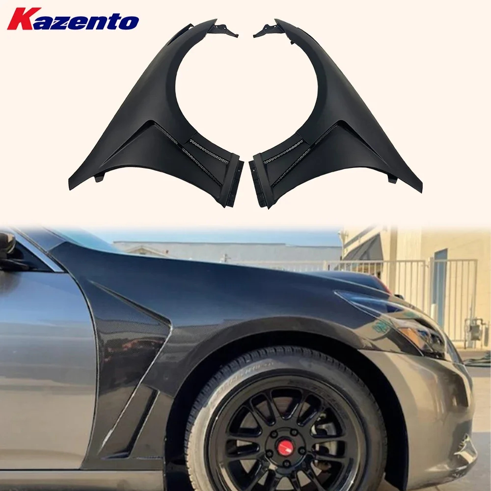

For Infiniti G37 Sedan 2008-2013 (4 Door Only) KZ Fiberglass Vented Front Fender (no light hole)