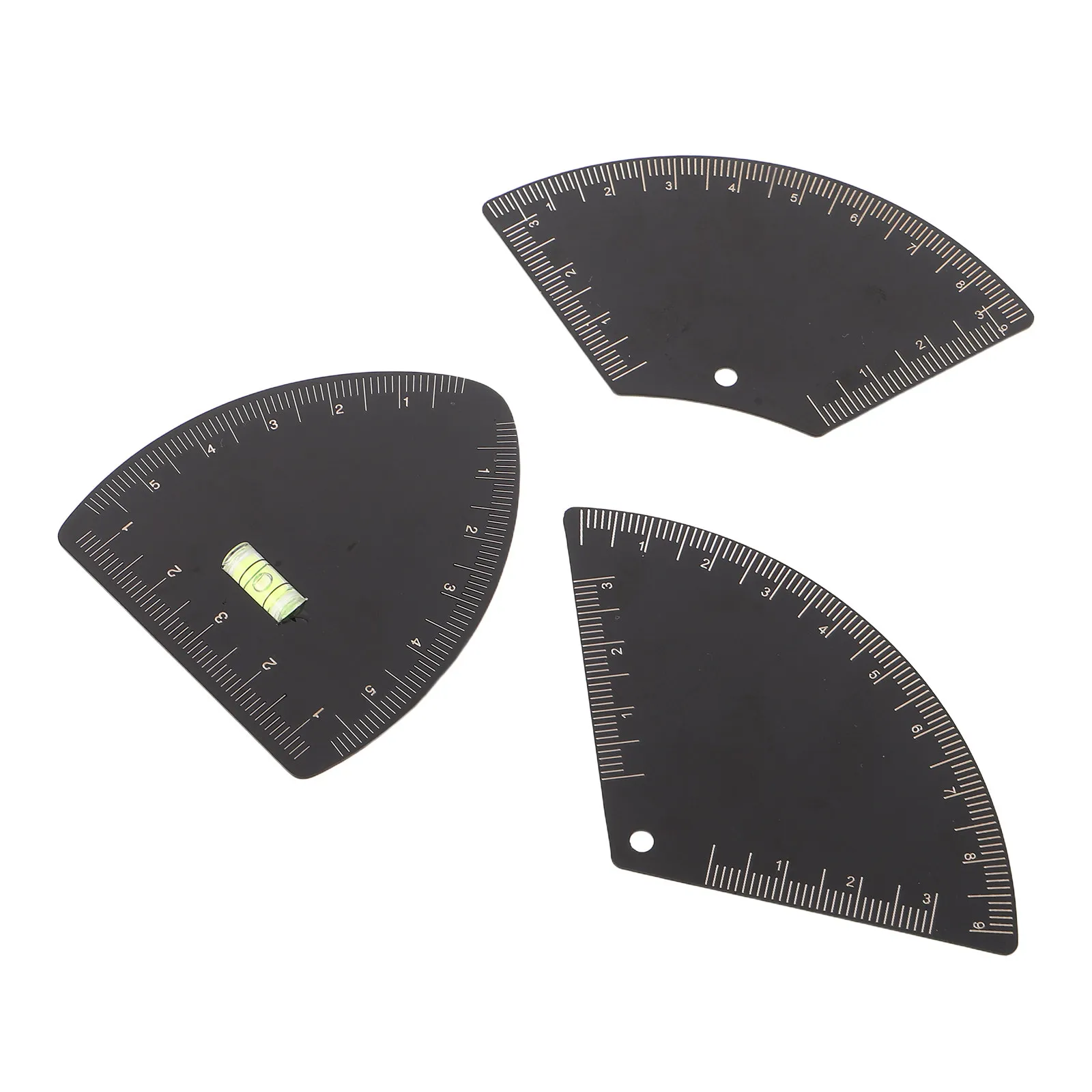 3Pcs Eyebrow Mapping Ruler Tool Black Accurate Brow Shaping Kit Fast Drawing Eyebrow Tool Portable Measurement Guide Symmetry
