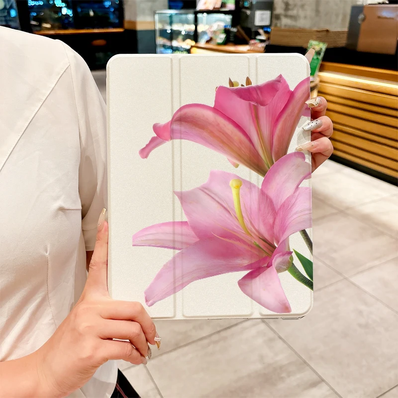 

Элегантный и ароматный чехол Lily PAD для iPad pro 10/11/2020/6/7/8/Air 3-й/Air 4-го/9 поколения/Air 5-го поколения 2022/Air 11