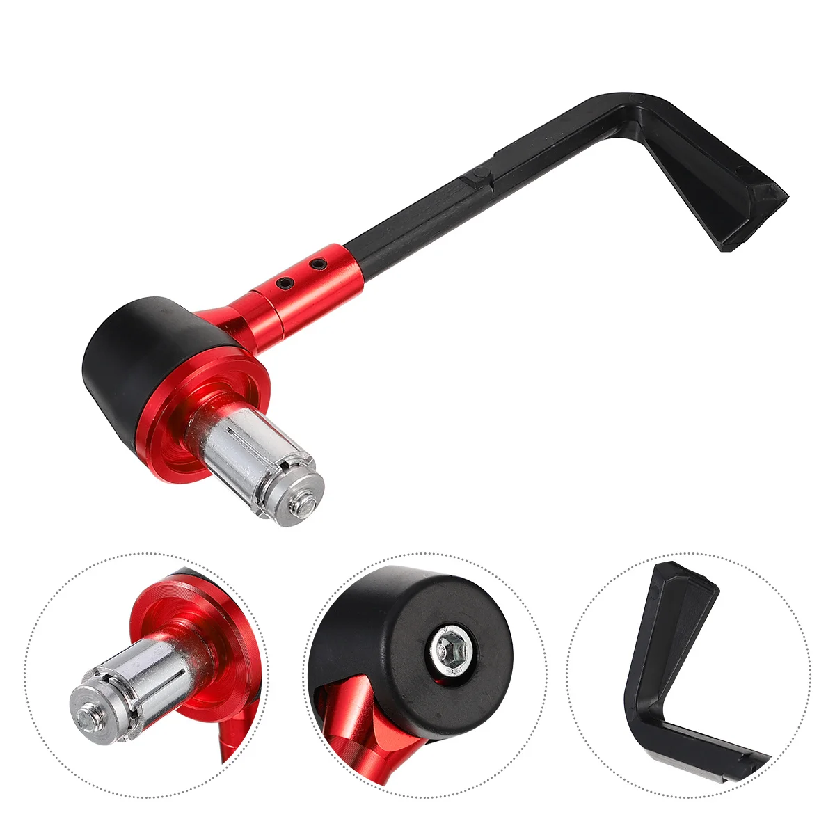 

1Pair Motorcycle Handlebar Brake Protector Aluminum Alloy Cnc Hand Grips Easy Install Non Slip Vibration Absorbing Handlebar