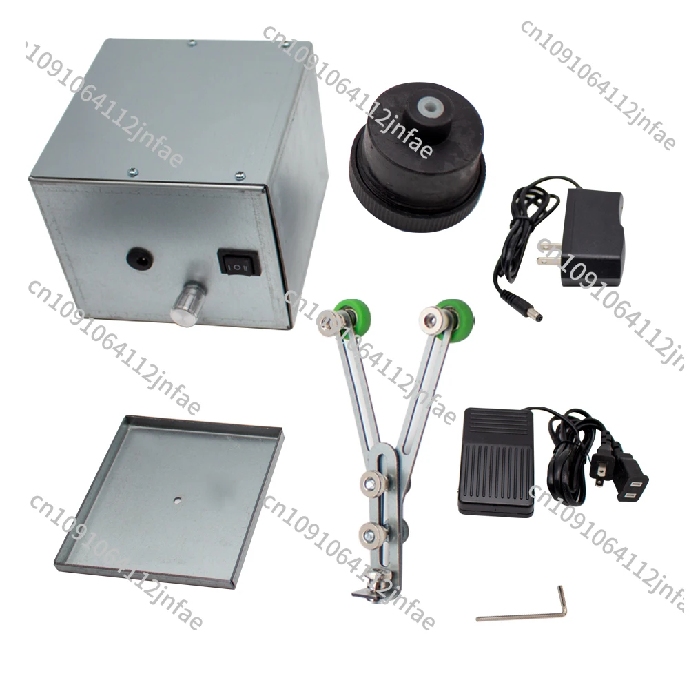 

Portable Fishing Rod Repair Machine – Winding Epoxy Glue System for DIY Lure and Rod Modifications, 0-60RPM with Foot Switch