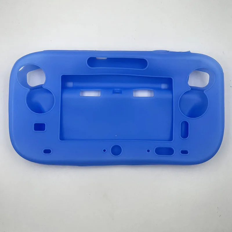 1PCS Soft Silicone Rubber Full Body Protector For Wii U Gel Case Cover Skin Shell For Wii U Gamepad Controller Protective Sleeve view 5