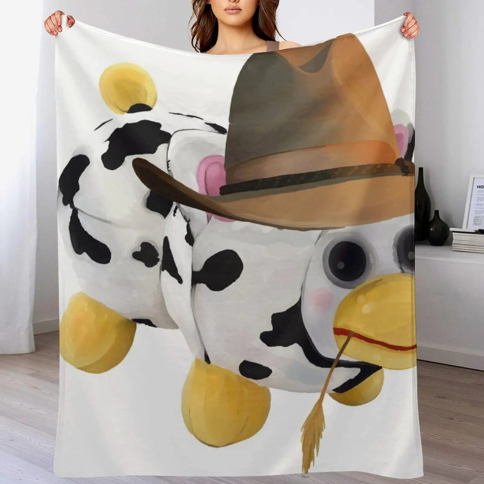 Cowboy peepy Throw Blanket decorative Heavy Bed Fashionable Blankets